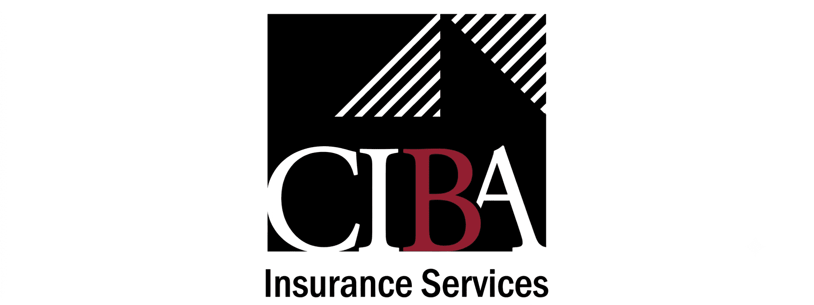 CIBA Insurance Services logo with abstract design.