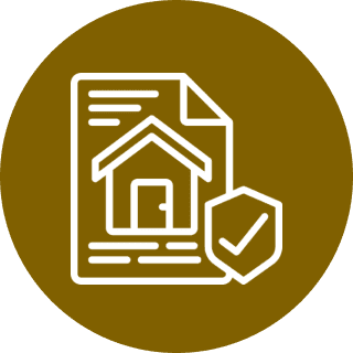 House document with shield icon