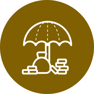 Financial security symbol