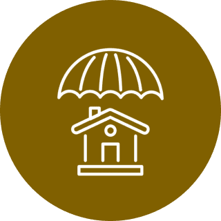Shelter and protection illustration