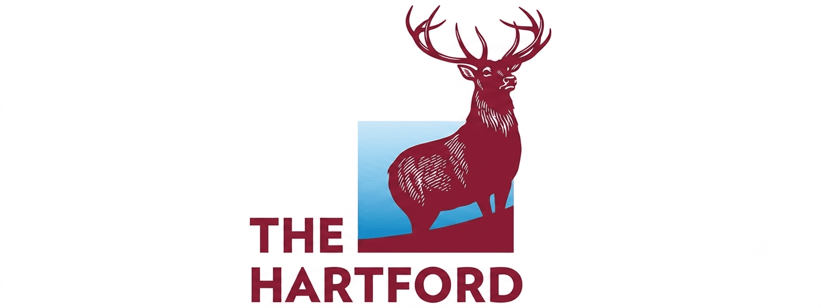 The Hartford logo with standing stag.