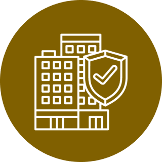 Secure buildings illustration