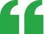 Large green quote marks graphic