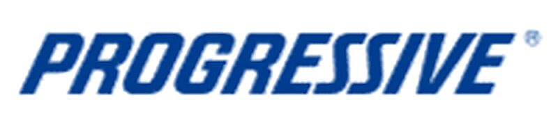Progressive logo in bold blue text.